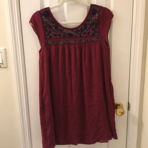 American Eagle embroidered dress